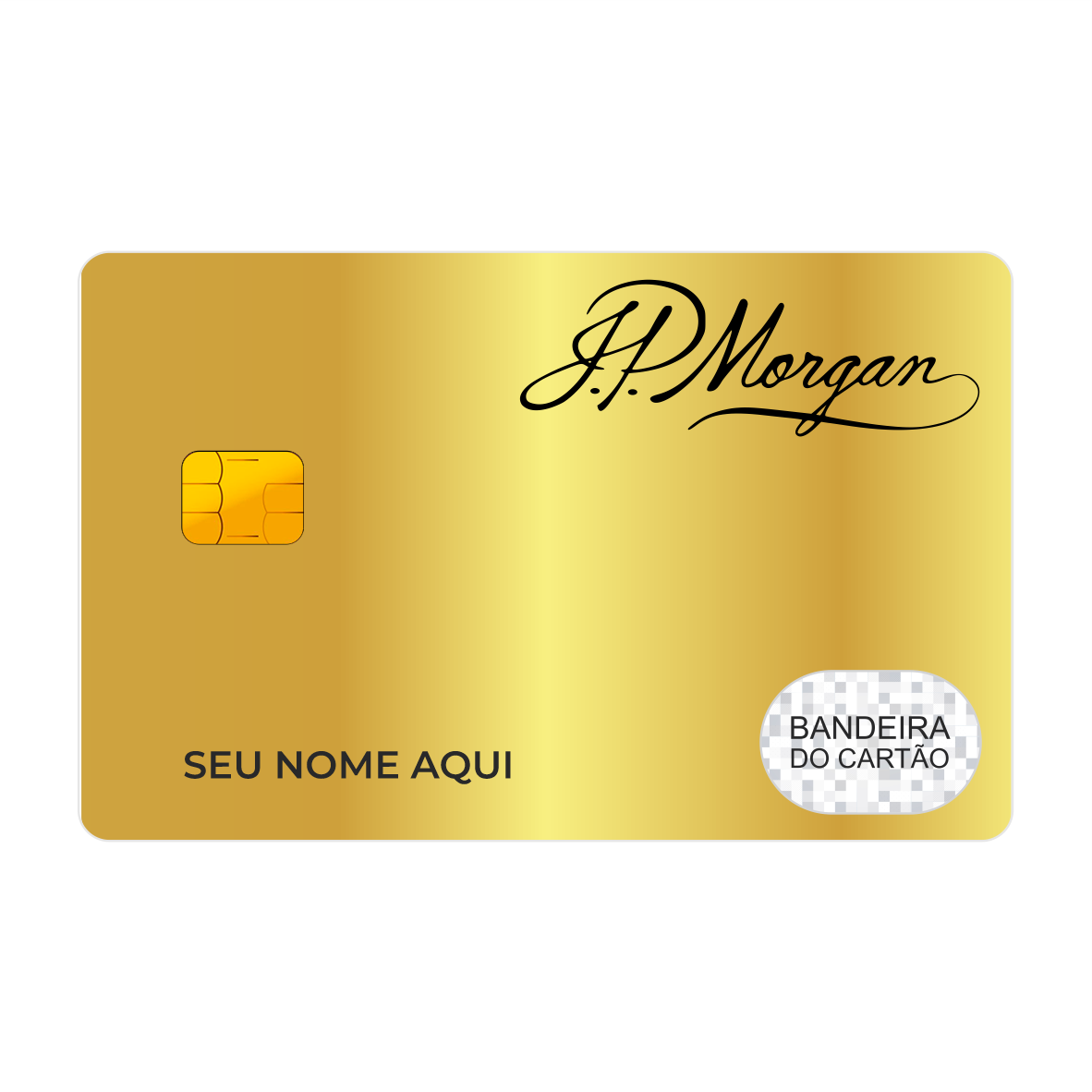 WONDCARD - Cartão De Metal - JP Morgan Gold WONDCARD - Cartão De Metal - JP Morgan Gold